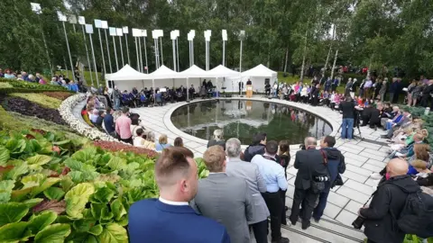 Omagh memorial garden service