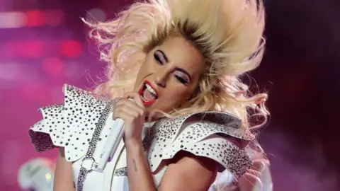 Reuters Lady Gaga performs at the Super Bowl