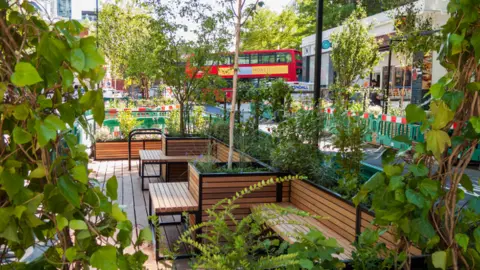 Parklet in London