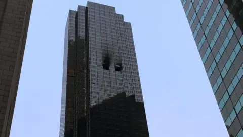 Trump Tower fire: Man dies in blaze at New York property