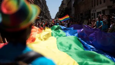 AFP via Getty Images Pride Parade 2022 in Toulouse