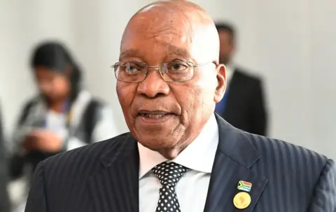 Jacob Zuma: Former South African president faces corruption trial