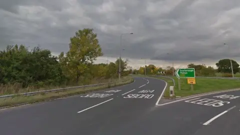 Google A64 at Hopgrove roundabout