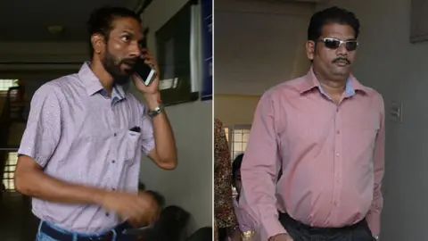 AFP/Getty Images Placido Carvalho and Samson D'Souza