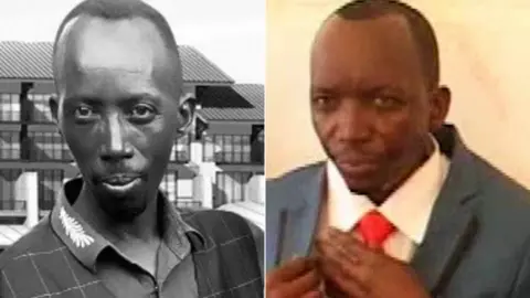 Noel Zihabamwe Jean Nsengimana (L) and Antoine Zihabamwe (R)