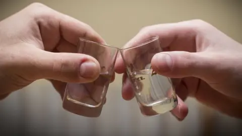 Getty Images Two glasses of vodka