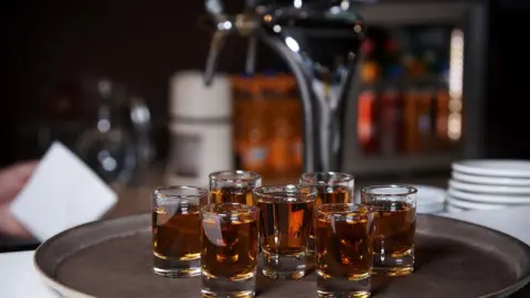 Getty Images Tray of shots