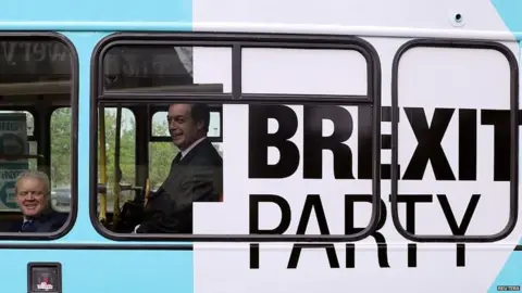 Reuters Nigel Farage in a Brexit Party during the European elections