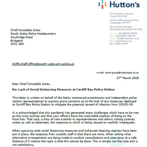 Hutton's Law The letter sent to the police