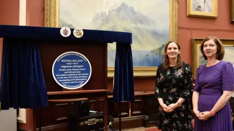 Birmingham Museum and Art Gallery Councillor Bridget Jones and Dr Nicola Gauld