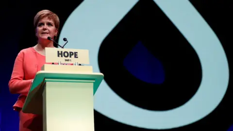Reuters Nicola Sturgeon at SNP conference