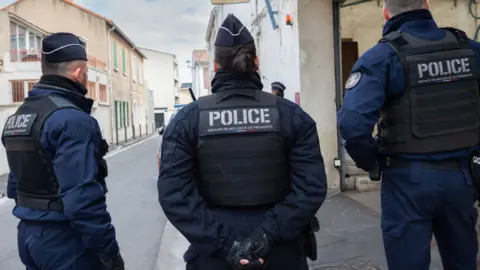 Getty Images Police in Marseille (file picture)