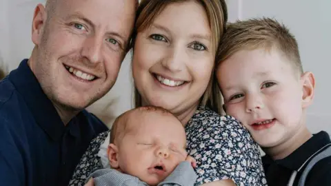 Jayde Allen Family with newborn baby