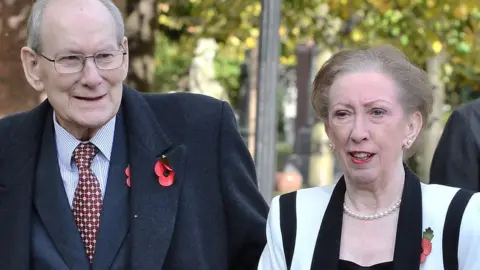 PA Media Leo and Margaret Beckett