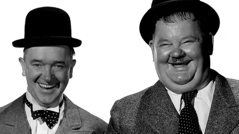 Donaldson Collection/Getty Laurel and Hardy
