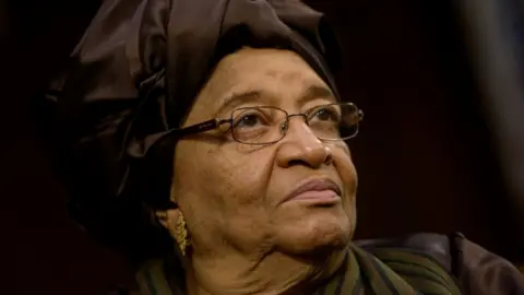 AFP/Getty Ellen Johnson Sirleaf at a speech in New York in 2015