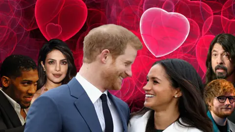 Getty Images Harry, Meghan and rumoured guests