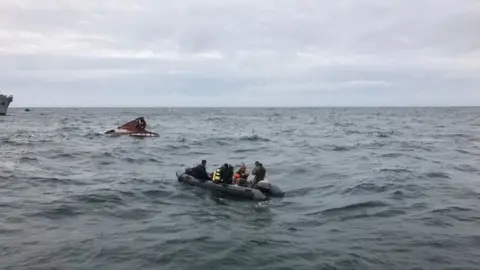 MAIB Publications upturned hull in the sea
