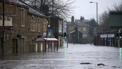 Getty Images Mytholmroyd, West Yorkshire, on Boxing Day