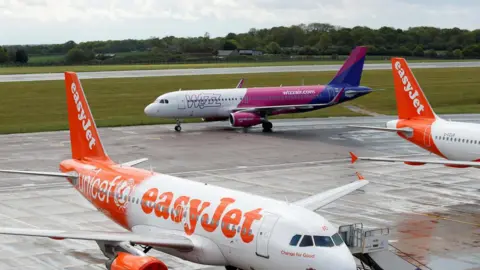 Reuters Planes at Luton Airport