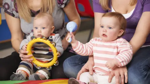 Getty Images babies with musical instruments
