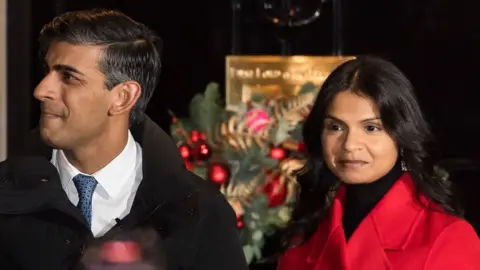 Getty Images Rishi Sunak and Akshata Murty