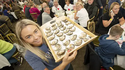 Allan Devlin Tray of oysters