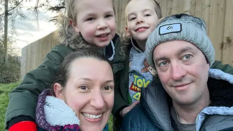 Steven Marsland Steve and family