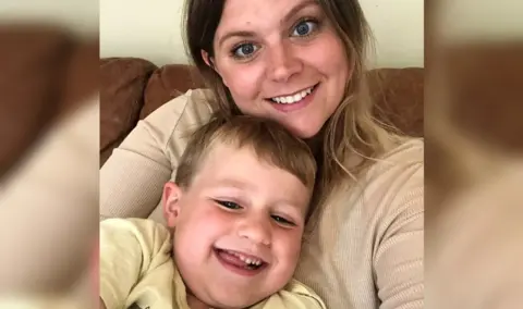 Family handout Laura Hughes and her son George Price