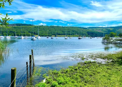 Vin Osbaldeston Boats on Coniston Water in Cumbria's Lake District