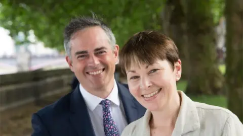 Green Party Jonathan Bartley and Caroline Lucas