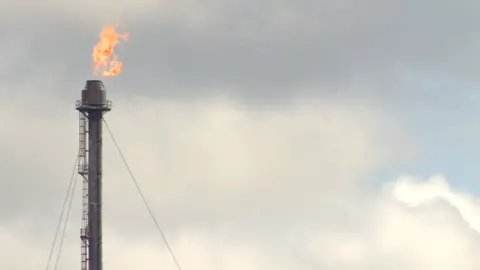 BBC Mossmorran flaring