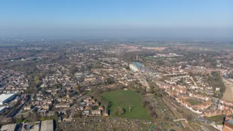 Getty Images Aerial view of Wokingham