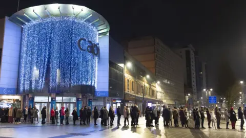 Matthew Horwood Queues on Queen Street, Cardiff