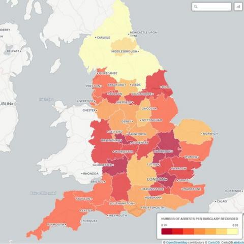 Police make '14 arrests for every 100 burglaries' - BBC News