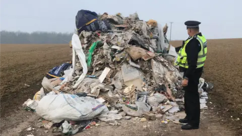 Hertfordshire Constabulary Albury flytip