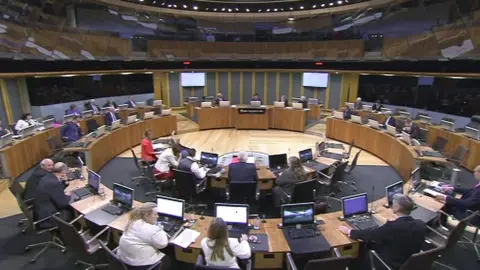 BBC Senedd chamber