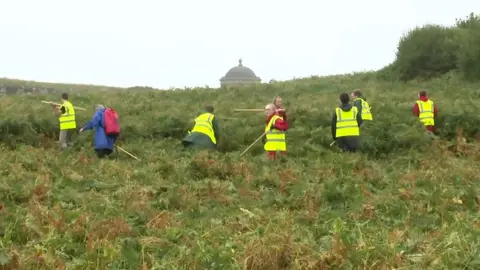 Volunteers are trying to restore the habitat on the moors of Castlerock, in County Londonderry.