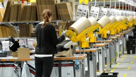 EPA inside an Amazon logistics centre