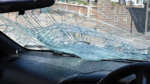 Sussex Police The impact of the crash killed Mrs Akehurst immediately