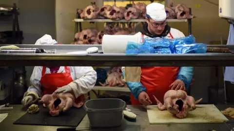 Getty Images Poultry workers