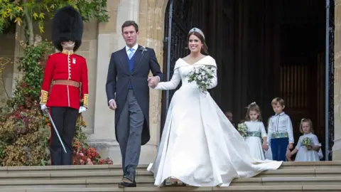 PA Media Princess Eugenie and Jack Brooksbank