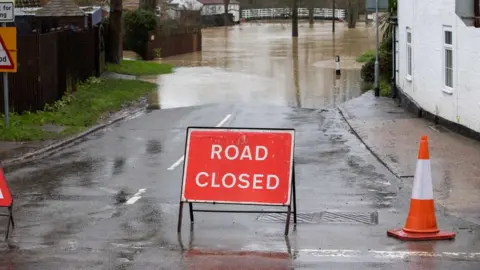 Cambridgeshire Fire and Rescue Flooding in Alconbury Weston