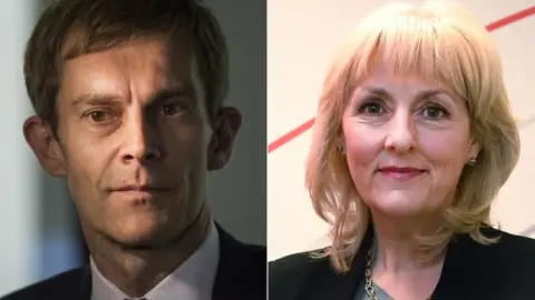 PA Media Seumas Milne and Jennie Formby