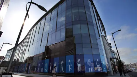 Getty Images Apple's European headquarters in Cork city centre, southern Ireland