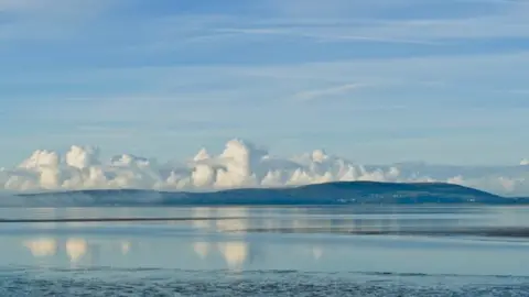 Dave Matthews  A view of low clouds over Gower.