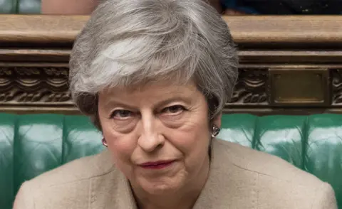 Mark Duffy/UK Parliament Theresa May in the Commons