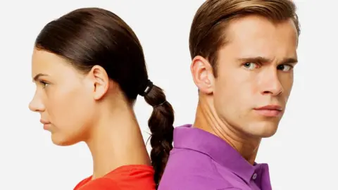 Getty Images Woman and man