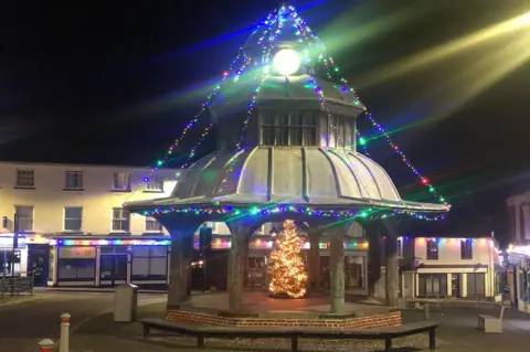 North Walsham Town Council North Walsham Christmas tree