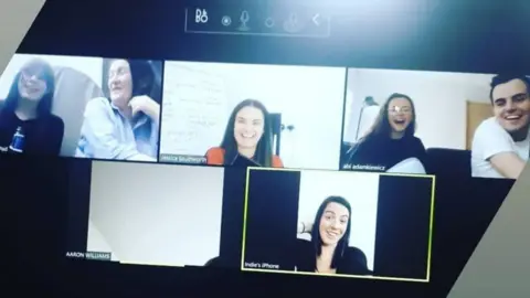 Jess Southworth Jess Southworth on a Zoom quiz